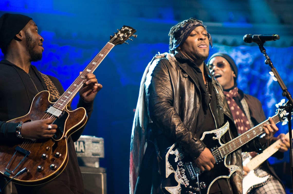 Isaiah Sharkey, D'Angelo, Jesse Johnson - Paradiso, Amsterdam - 2015.03.02